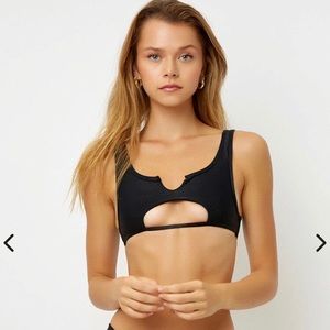 Frankie’s NWOT Black Cole Bikini top